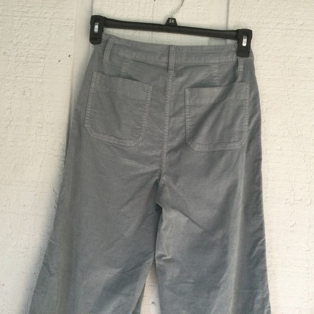 Madewell Emmett Wide-Leg Crop Pants in Velveteen Size 26 #TC1 - Picture 6 of 14